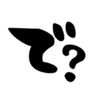 とりあえず相づち、シンプル筆文字（個別スタンプ：24）