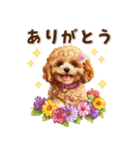 毎日つかえる♪癒しトイプードル（個別スタンプ：9）