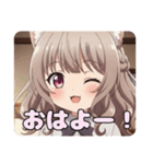 巻き髪スタンプ(はちみ＆みなみ)（個別スタンプ：28）