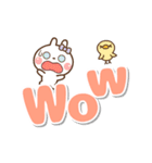 ❤️うごく！でか文字敬語♡プチ耳BABY（個別スタンプ：21）
