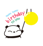 お誕生日だらけのつぶあんパンダ（個別スタンプ：18）