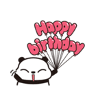 お誕生日だらけのつぶあんパンダ（個別スタンプ：19）