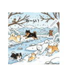 日本犬のゆるかわ日常メッセージスタンプ（個別スタンプ：2）