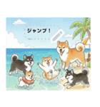 日本犬のゆるかわ日常メッセージスタンプ（個別スタンプ：18）