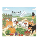 日本犬のゆるかわ日常メッセージスタンプ（個別スタンプ：20）