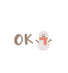 くすみカラー 冬（個別スタンプ：21）