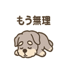 しんみりシュナの弱音ダイアリー（個別スタンプ：7）