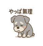 しんみりシュナの弱音ダイアリー（個別スタンプ：11）