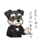 【敬語】執事シュナウザーの丁寧語セット（個別スタンプ：15）