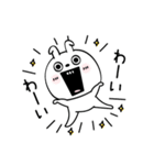 ピタうさぎシンプルな感情www（個別スタンプ：6）