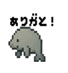 海の生物ドット絵 日々の挨拶スタンプ（個別スタンプ：23）