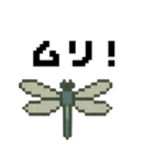 ドット虫の挨拶スタンプ（個別スタンプ：30）