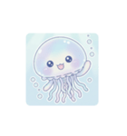 ふわふわ♪くらげちゃん☆（個別スタンプ：1）