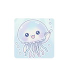 ふわふわ♪くらげちゃん☆（個別スタンプ：4）