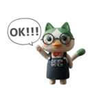 クレイアニメ風★ねぎねこ店長の日常（個別スタンプ：2）