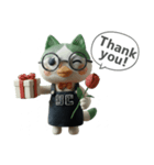 クレイアニメ風★ねぎねこ店長の日常（個別スタンプ：8）