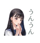 清楚な女の子の♡習い事おつかれさま（個別スタンプ：11）