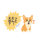 シンプルなコーギースタンプ（メッセージ）（個別スタンプ：18）