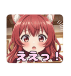 巻き髪スタンプ(あかみ＆みなみ)（個別スタンプ：12）