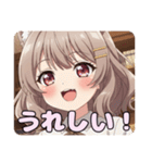 巻き髪スタンプ(あかみ＆みなみ)（個別スタンプ：23）