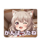 巻き髪スタンプ(あかみ＆みなみ)（個別スタンプ：28）