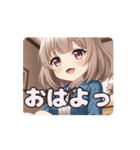 デニムジャケットみなみアニメーション（個別スタンプ：2）