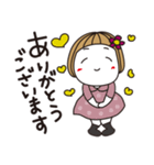 はな子✿ずっと使える丁寧な言葉/大人カラー（個別スタンプ：3）