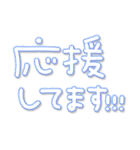 つかえるゆる文字♡手書きカラフルネオン（個別スタンプ：35）