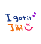 (nenerin日常会話スタンプ006英語気遣い)（個別スタンプ：3）