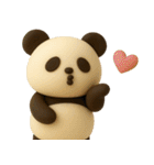 もちもち3D★北欧パンダ冬のやさしさ（個別スタンプ：25）