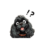 毎日使える大人可愛い黒アメコカ（個別スタンプ：4）