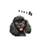 毎日使える大人可愛い黒アメコカ（個別スタンプ：8）