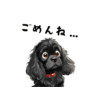 毎日使える大人可愛い黒アメコカ（個別スタンプ：17）