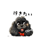 毎日使える大人可愛い黒アメコカ（個別スタンプ：37）