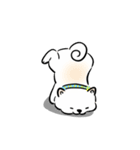 しばまるまる － にちじょうしろしば（個別スタンプ：7）