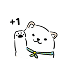 しばまるまる － にちじょうしろしば（個別スタンプ：16）