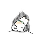 しばまるまる － にちじょうしろしば（個別スタンプ：23）