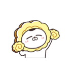 再販★動く！ねこちゃんだもの♪冬・お正月（個別スタンプ：6）