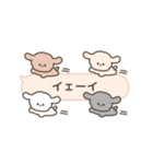 吹き出しで遊んでるトイプードル（個別スタンプ：34）