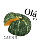国産かぼちゃ 【ポルトガル語】（個別スタンプ：1）