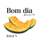 国産かぼちゃ 【ポルトガル語】（個別スタンプ：2）