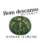 国産かぼちゃ 【ポルトガル語】（個別スタンプ：8）