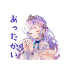 お姫様の冬★ファンタジー物語（個別スタンプ：6）