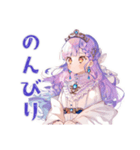 お姫様の冬★ファンタジー物語（個別スタンプ：24）