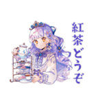 お姫様の冬★ファンタジー物語（個別スタンプ：35）