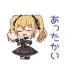 金髪ゴスロリの女の子★冬（個別スタンプ：18）