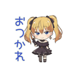 金髪ゴスロリの女の子★冬（個別スタンプ：22）