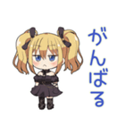 金髪ゴスロリの女の子★冬（個別スタンプ：25）