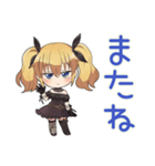 金髪ゴスロリの女の子★冬（個別スタンプ：30）