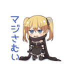 金髪ゴスロリの女の子★冬（個別スタンプ：35）